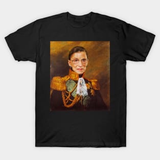 Ruth Bader Gunsburg Retro Portrait T-Shirt